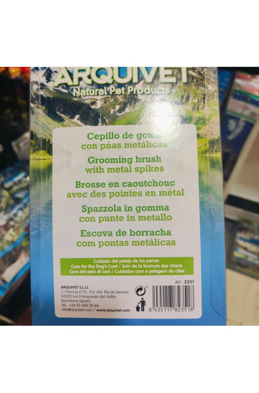 cepillo goma CEPILLO GOMA PUAS METALICAS Arquivet