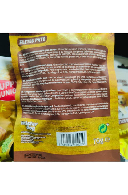 FILETES DE PATO 70 GR.
